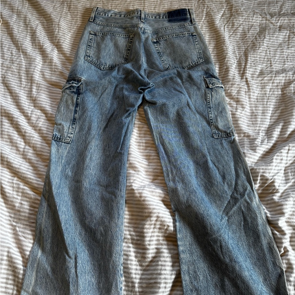 AMO Women's Blue Denim Jeans